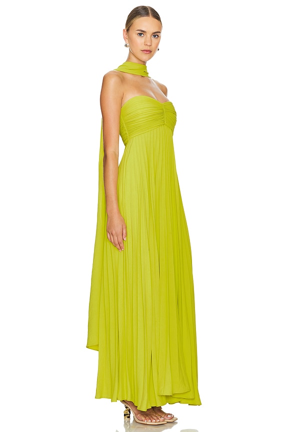 view 2 of 3 VESTIDO DAPHENI in Chartreuse