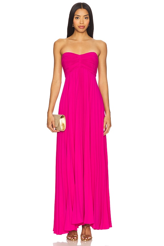 view 2 of 4 Daphine Gown in Hot Pink