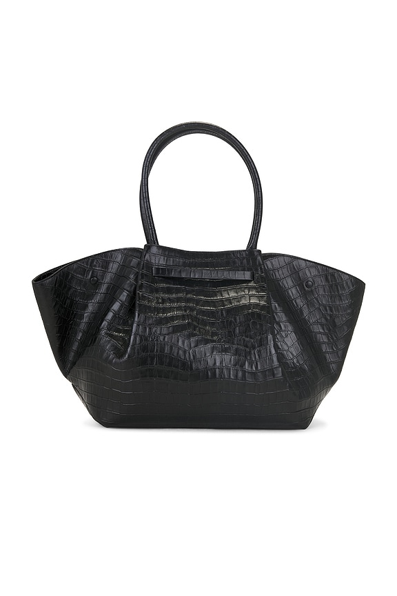 view 2 of 4 The New York Bag in Black Croc