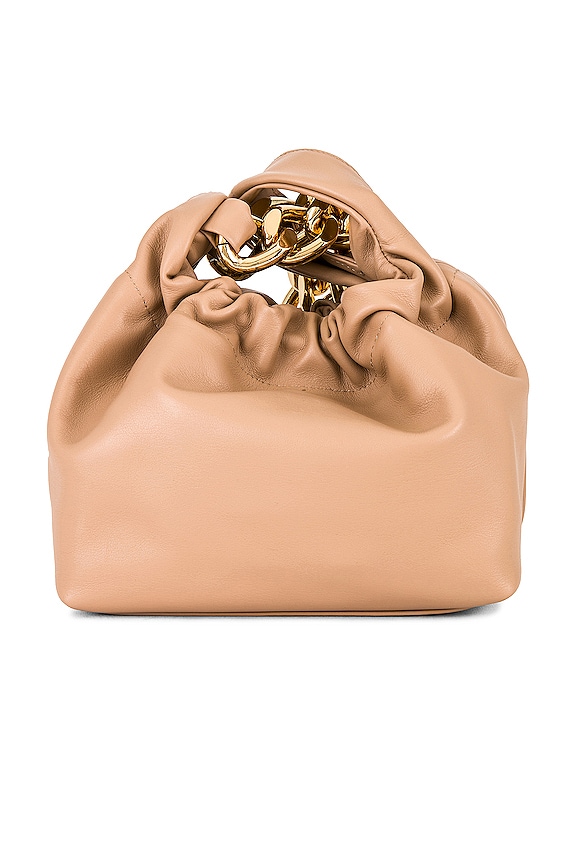 view 2 of 5 Santa Monica Clutch With Chain in Light Tan