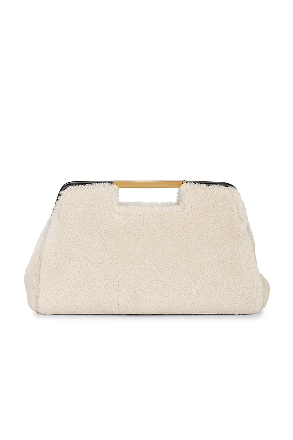 view 2 of 5 Seville Clutch in Off White/black