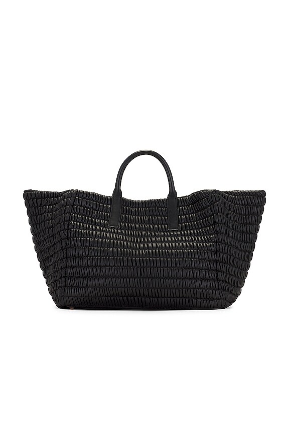 view 2 of 5 Lisbon Tote in Black Matelasse