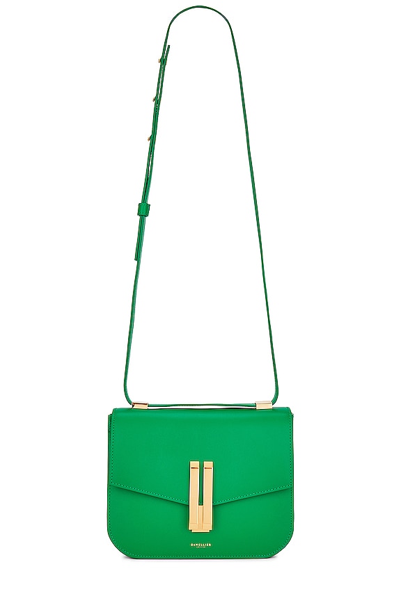 DeMellier London Vancouver Bag in Emerald Green Smooth | REVOLVE