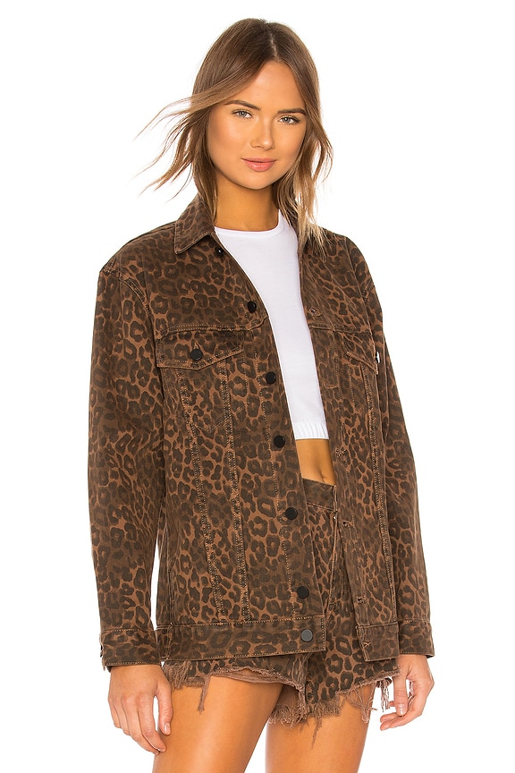 view 2 of 4 Daze Leopard Jacket in Tan Leopard Print