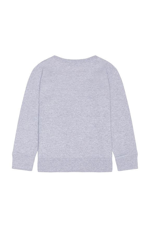 view 2 of 2 Kids Happy Sweatshirt in Grey