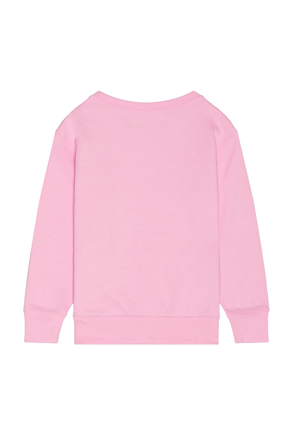 view 2 of 2 Kids Little Sister Sweatshirt in Pink