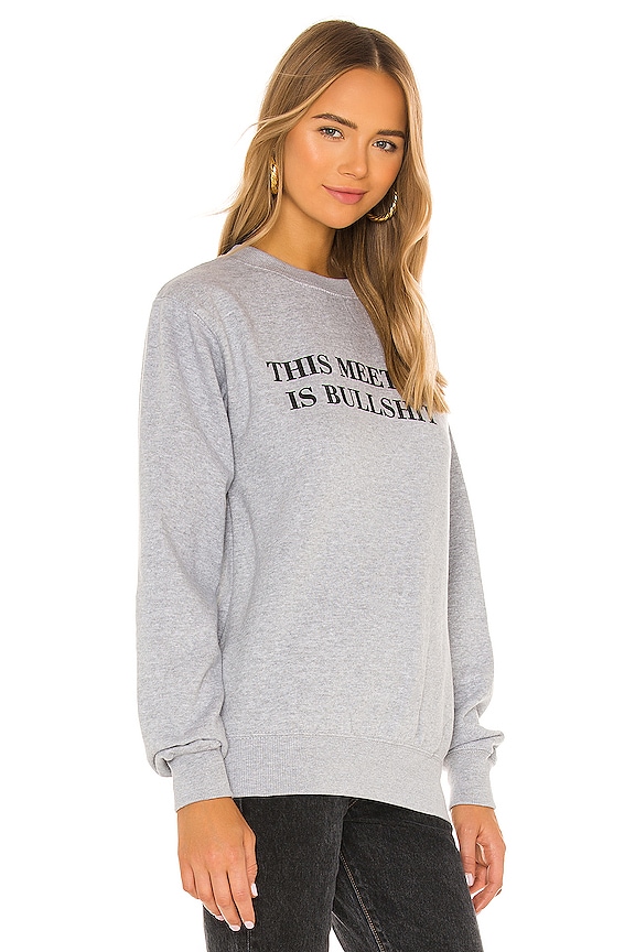 view 2 of 4 MEETING 맨투맨셔츠 in Heather Grey