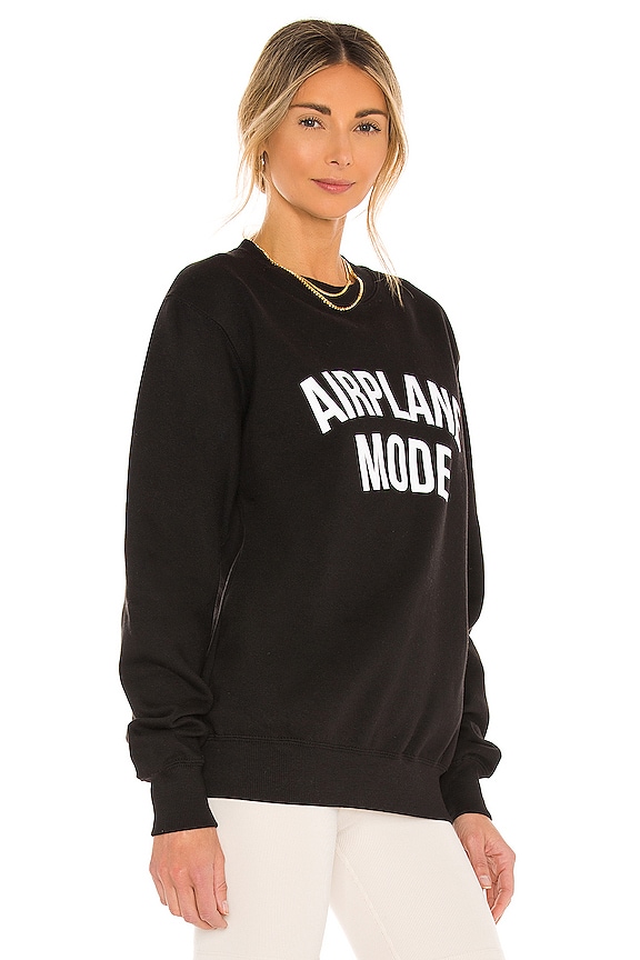 view 2 of 4 Airplane Mode Sweatshirt in Black
