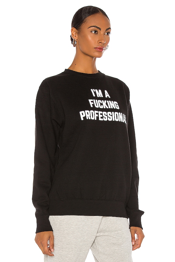 view 2 of 4 Fucking Professional Sweatshirt in Black