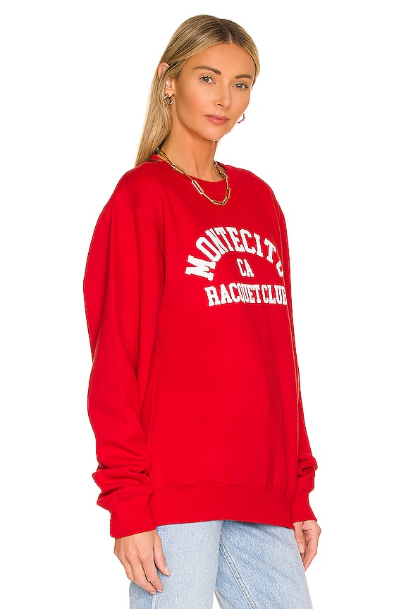 view 2 of 4 SUDADERA DEPORTIVA CUELLO REDONDO MONTECITO in Red