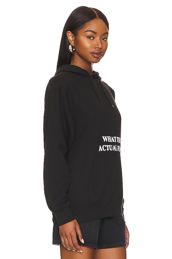 view 2 of 4 SWEAT À CAPUCHE WHAT THE ACTUAL FUCK in Black
