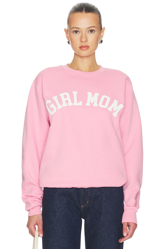 view 1 of 5 Girl Mom Sweatshirt in Pink