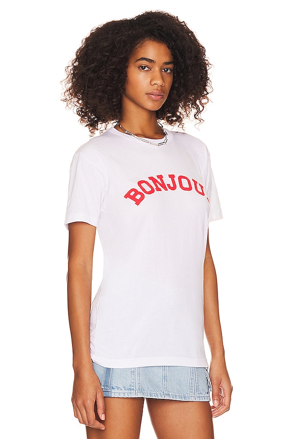 view 2 of 4 Bonjour Tee in White