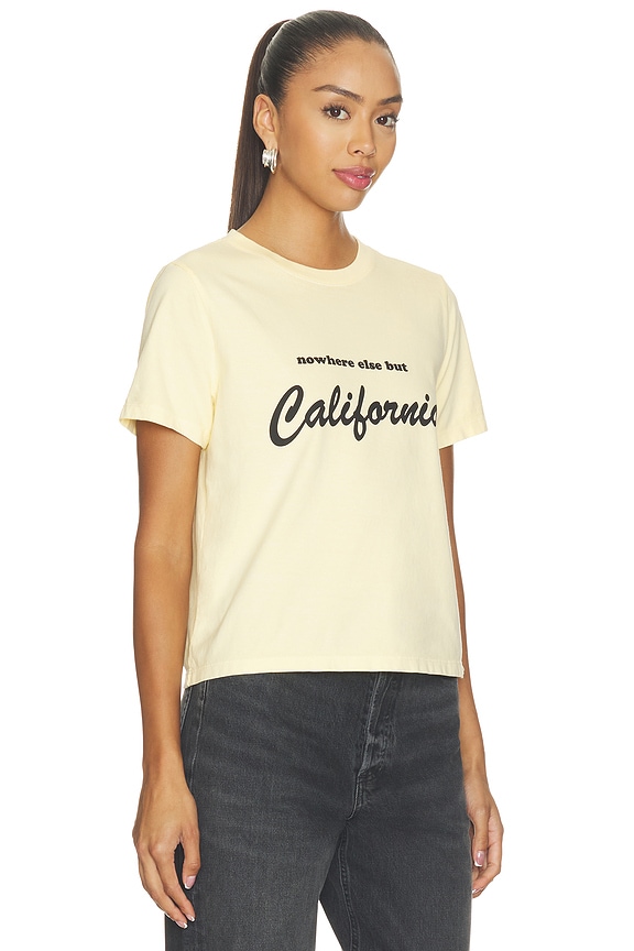 view 2 of 4 Nowhere Else But California Boxy Tee in Yelllow