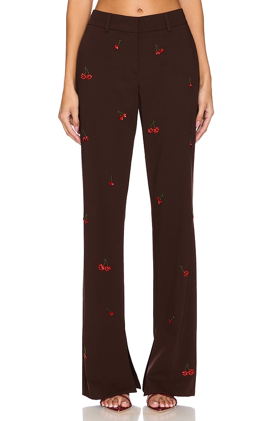 view 2 of 6 Tailored Suite Pant in Coffee