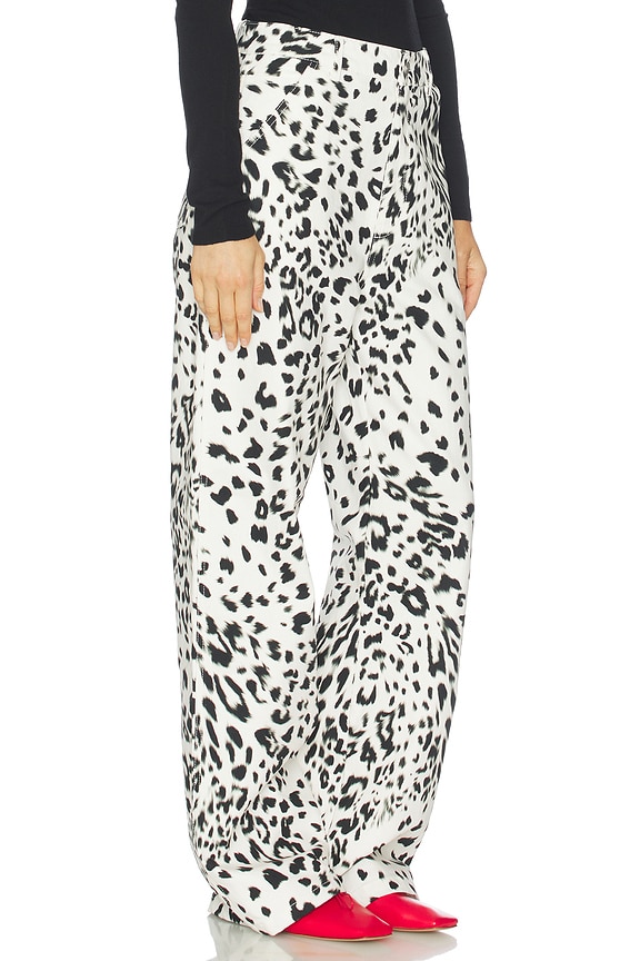 view 2 of 6 PANTALON CARGO in Creme & Noir