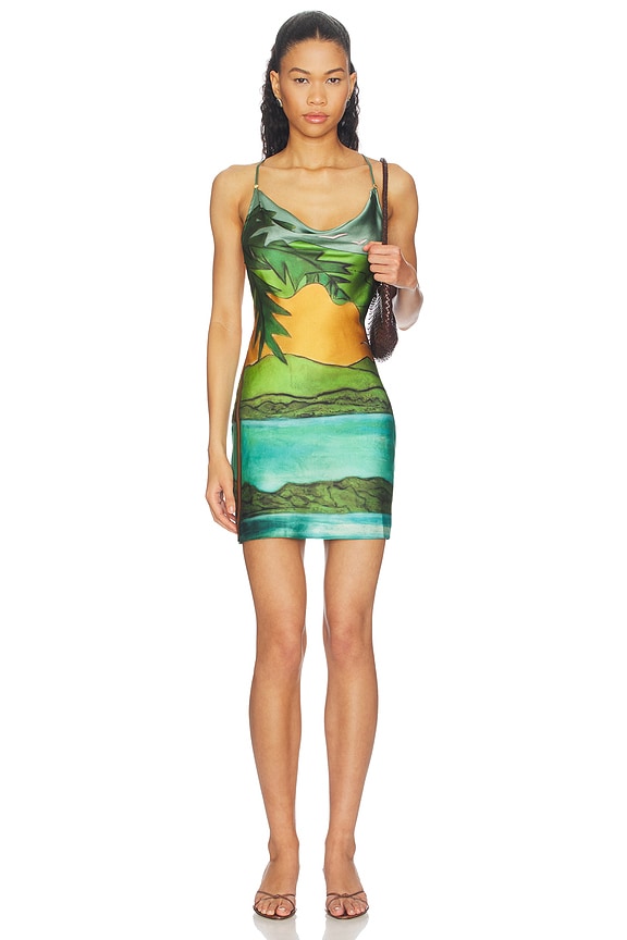 view 1 of 3 Magdalena Silk Mini Dress in Multi