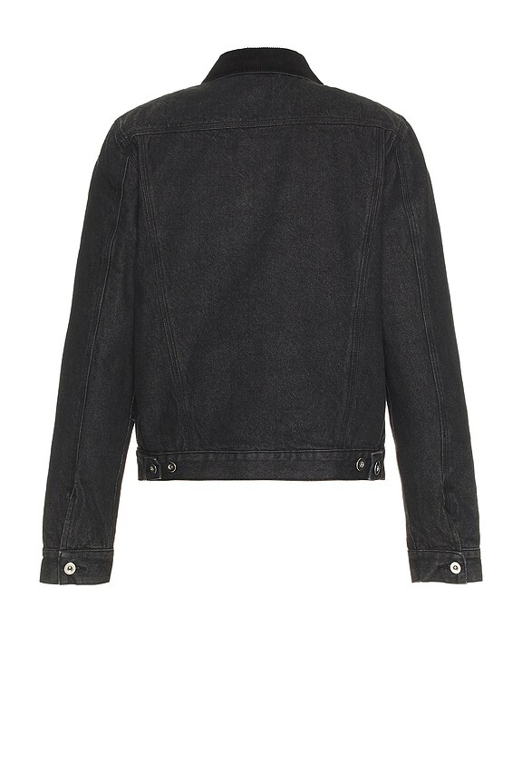 view 2 of 3 Leon Trucker Jacket in Washed Black