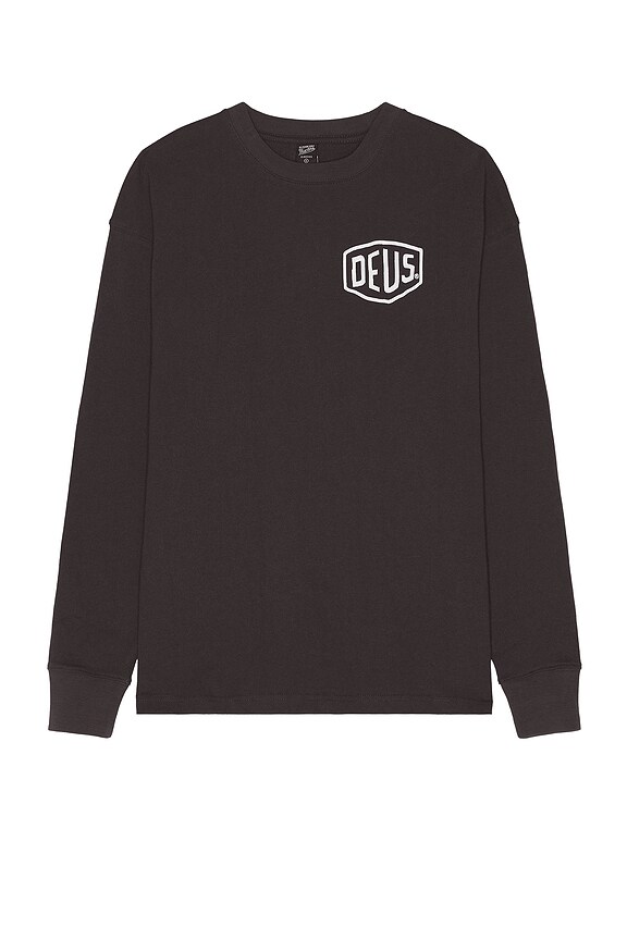 view 2 of 3 Oversized Venice Long Sleeve Tee in Anthracite