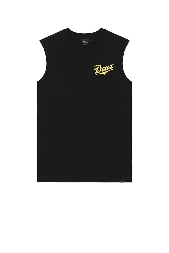 view 2 of 4 Phase Muscle Tee in Black