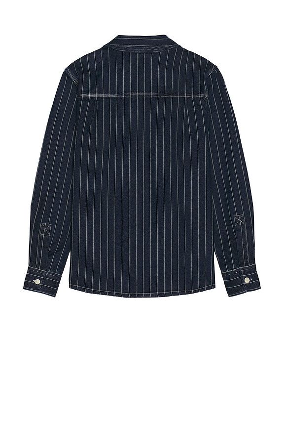 view 2 of 5 Vacay Stripe Denim Shirt in Indigo