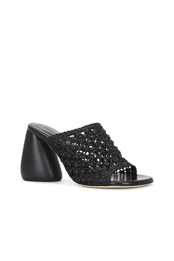 view 2 of 5 Drew Weave Mule in Black Weave