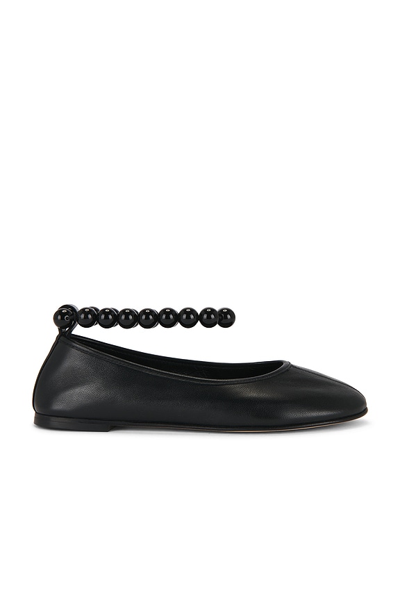 view 1 of 5 Balla Anklet Flat in Black With Bead