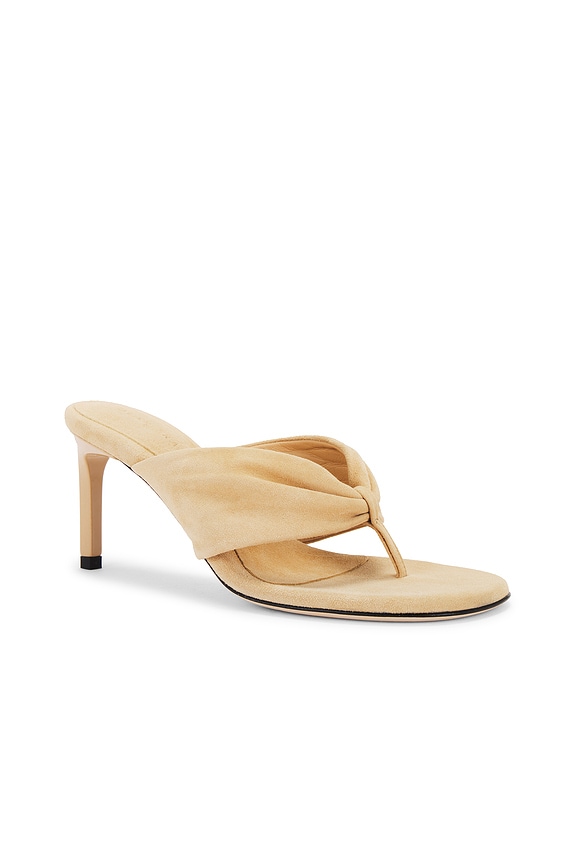 view 2 of 5 Wrap Heel in Sand Suede