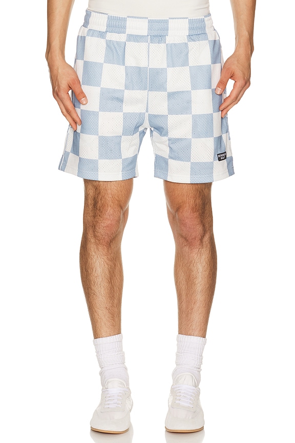 view 1 of 5 The Printed Golf Mesh Short in Marine Layer Check