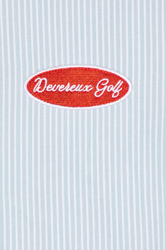 Devereux Golf The Mechanic Quarter Zip Shirt in Marine Layer