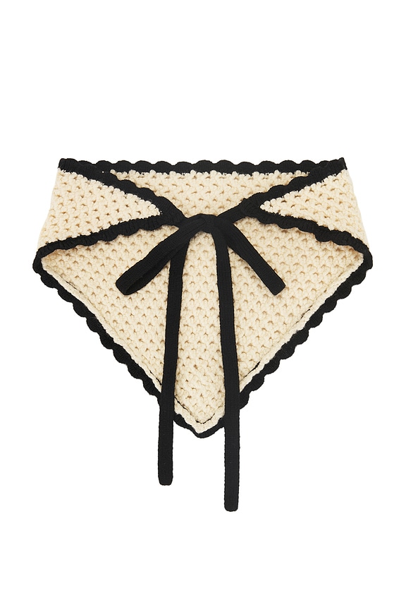 view 2 of 3 Knit Bandana in Ivory
