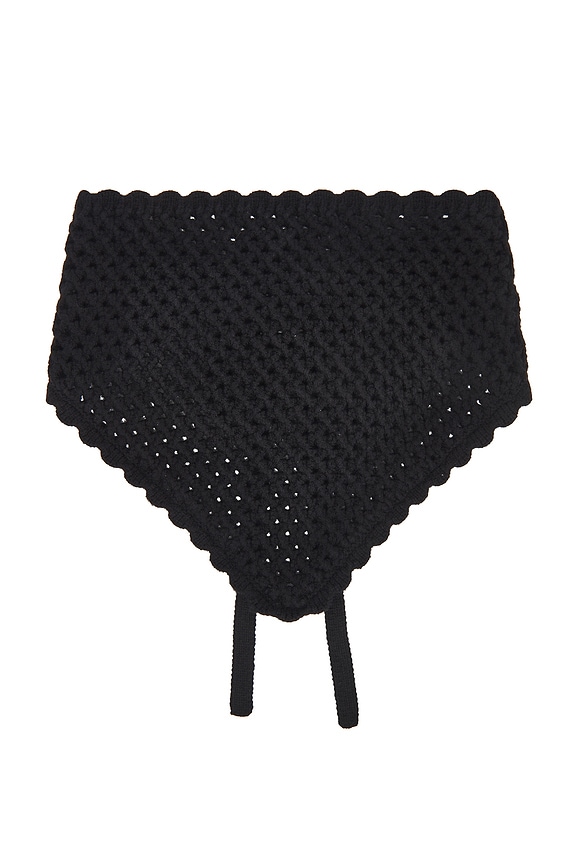 view 2 of 3 Knit Bandana in Black
