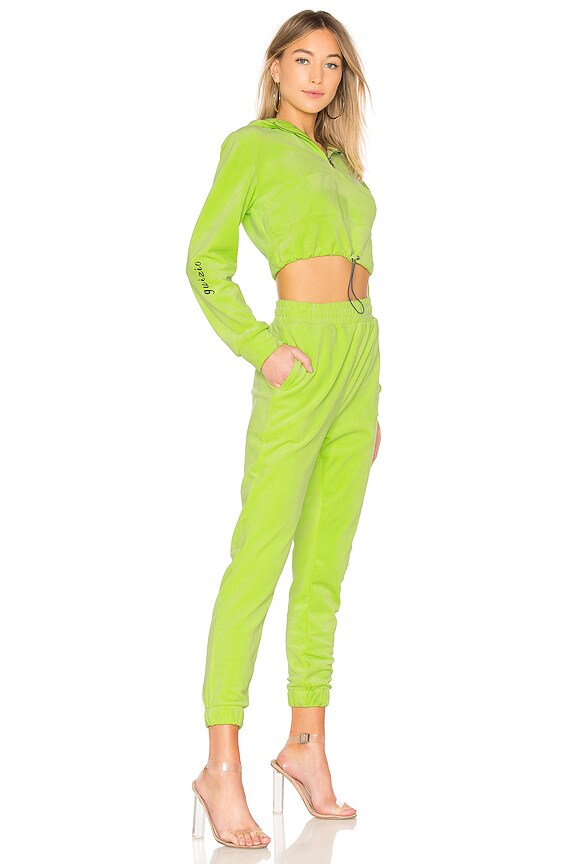 view 2 of 4 Velour Tracksuit in Green