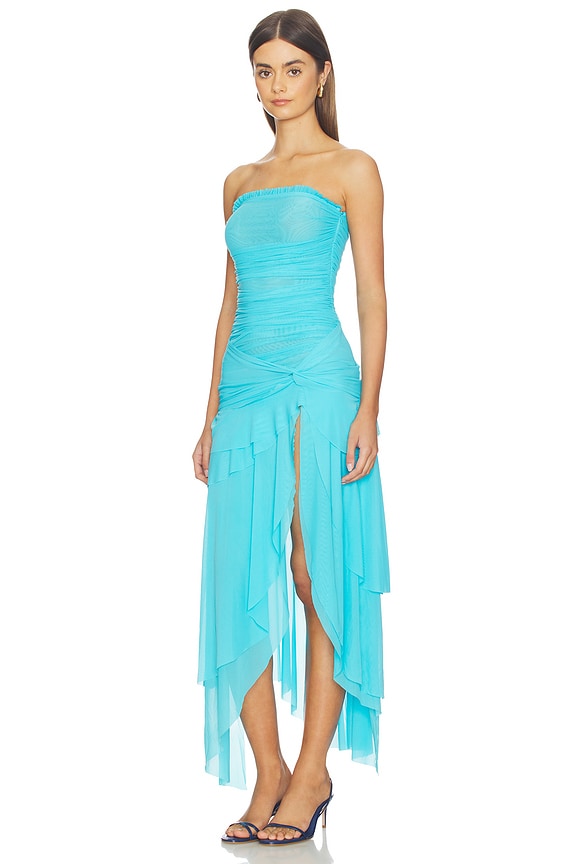 view 2 of 3 VESTIDO LYLA in Sea Blue