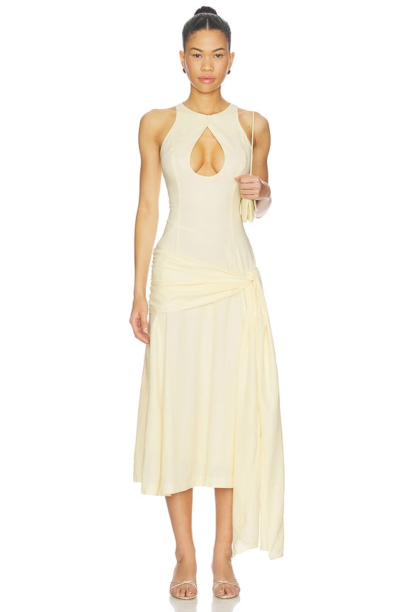 view 1 of 4 VESTIDO VICTOIRE in Honey Butter