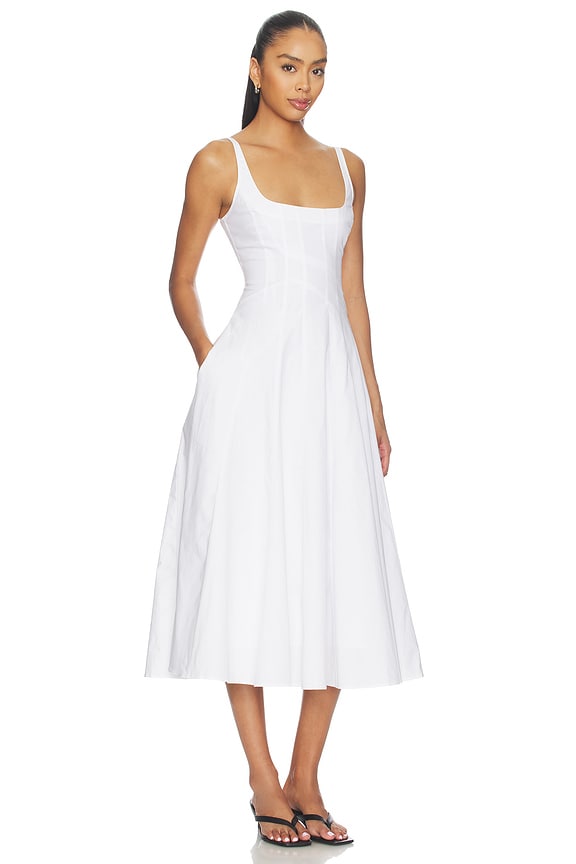 view 2 of 3 ROBE LEILA TANK  in White