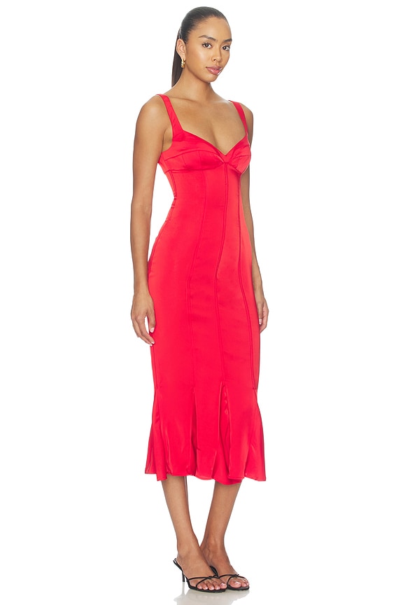 view 2 of 3 Amelie Bra Dress in Poppy