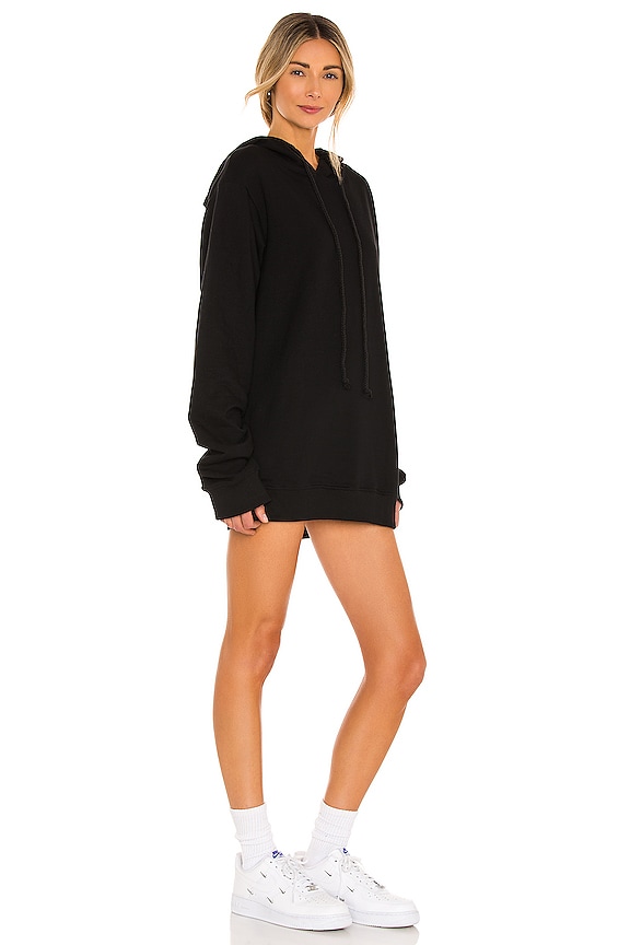 view 2 of 3 DG Oversized Hoodie Dress in Black