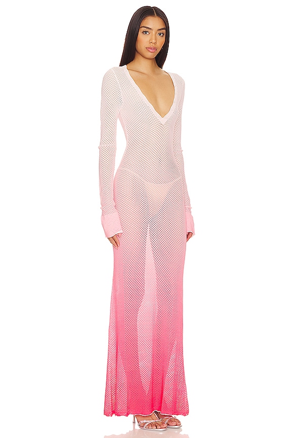 view 2 of 4 Cayes Crochet Dress in Sweet Pink