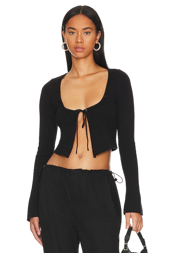 view 2 of 5 가디건 in Black