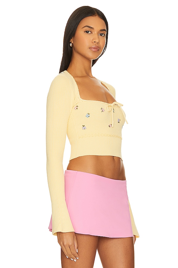 view 2 of 5 PULL HOME SWEET HOME in Pale Yellow