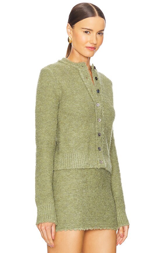 view 2 of 4 Palmyra Knit Cardigan in Sage