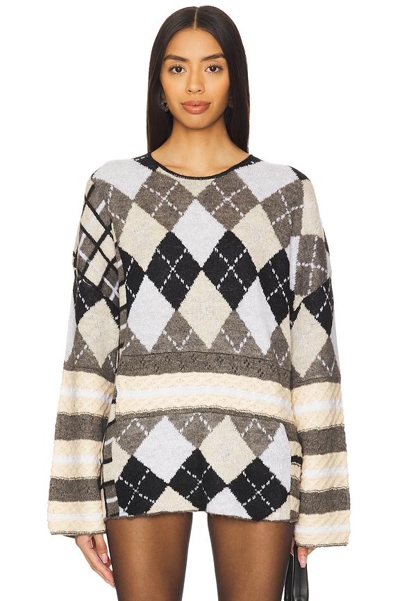 view 2 of 5 СВИТЕР ZURI in Black Multi