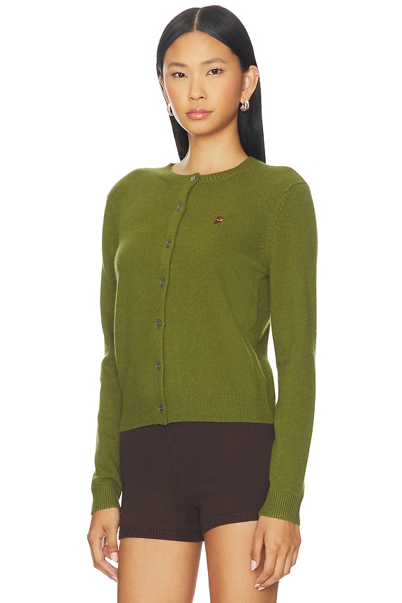 view 2 of 4 Relaxed Cardigan in Matcha Green