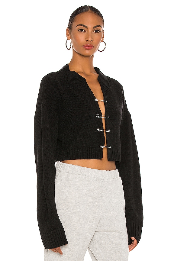 view 2 of 4 Safety Pin Sweater in Black