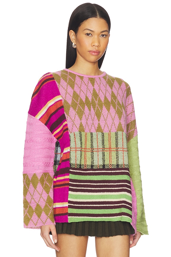 view 2 of 5 Zuri Sweater in Pink Multi