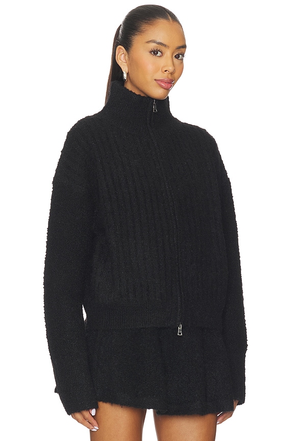 view 2 of 4 Mila Zip Up Jacket in Black