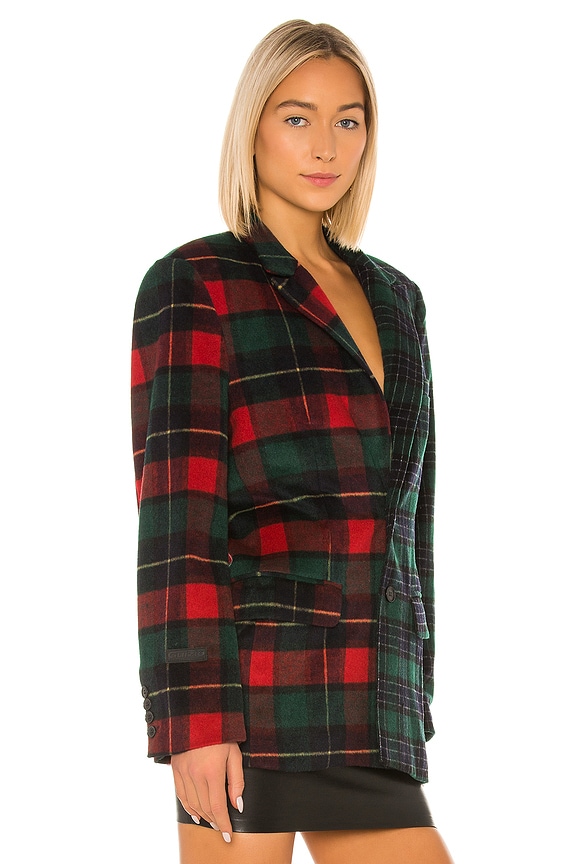 view 2 of 5 Wool Oversized Plaid Blazer in Multi