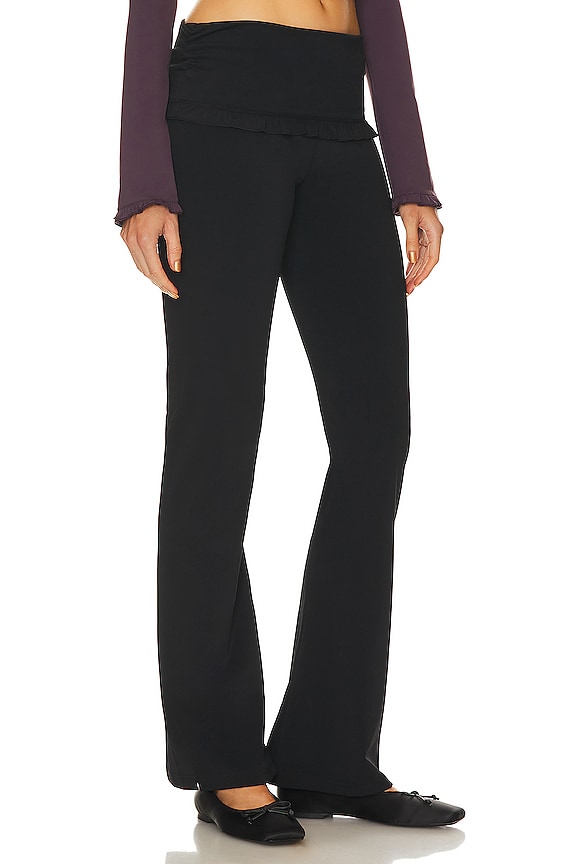view 2 of 4 Fleur Ruffle Pant in Black