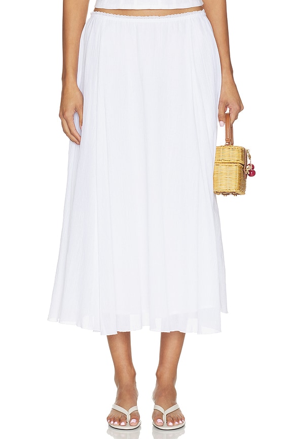 view 1 of 6 Formentera Skirt in White